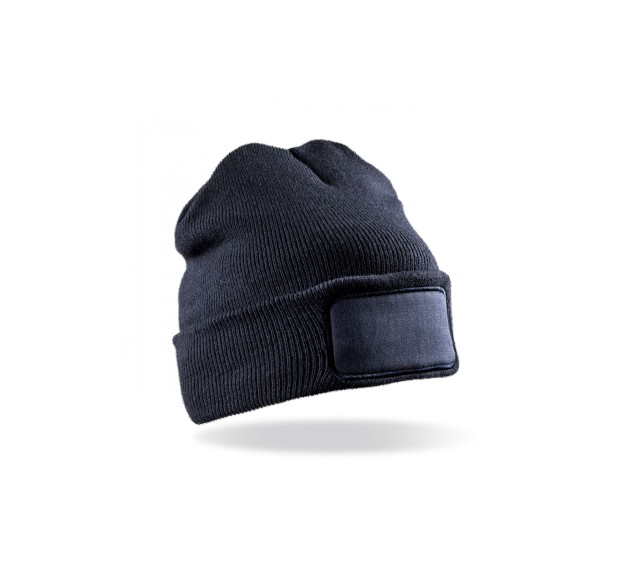 BONNET TRAVAIL RECYCLÉ AVEC PATCH MARINE
