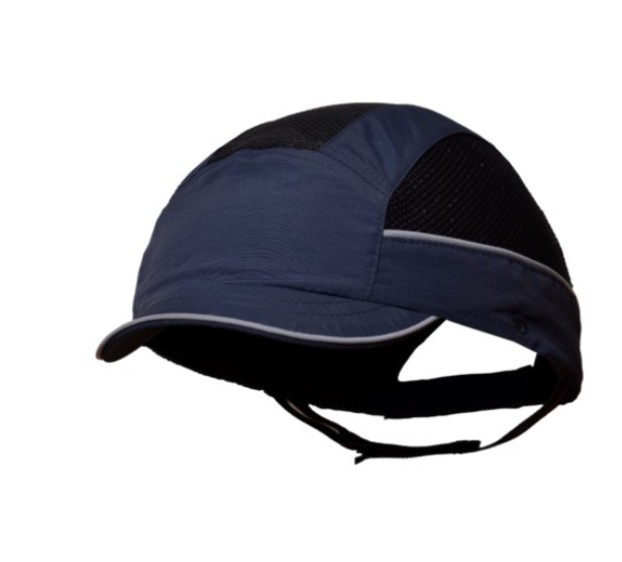 CASQUETTE DE SECURITE COQUEE AIR STREAM MARINE VISIERE 3 CM