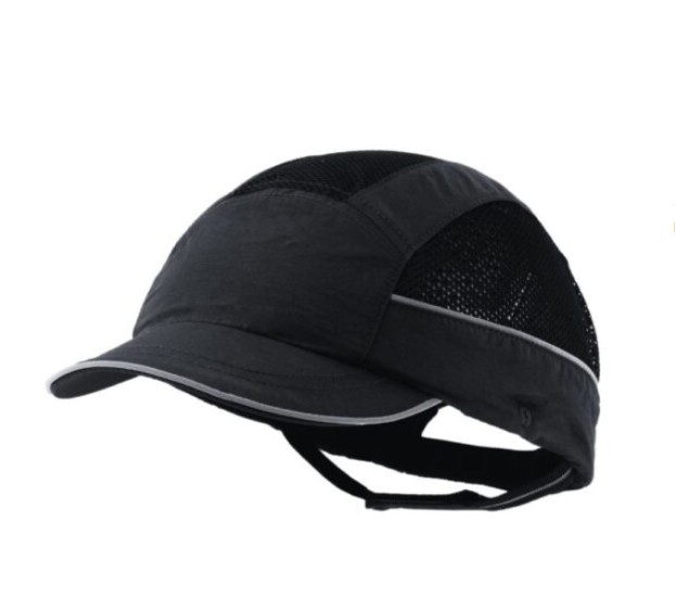 CASQUETTE DE SECURITE COQUEE AIR STREAM NOIR VISIERE 3 CM
