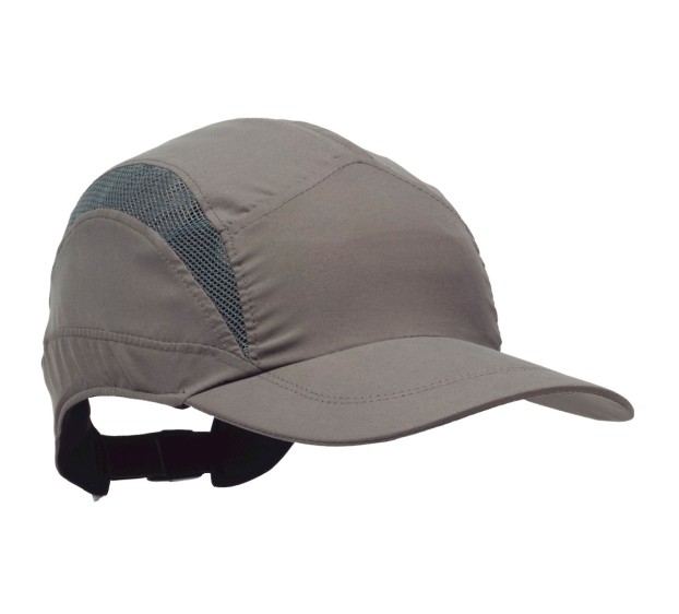 CASQUETTE DE SÉCURITÉ COQUÉE FIRST BASE HC24 VISIERE 70 MM GRIS