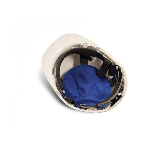 COIFFE RAFRAICHISSANTE BLEUE POUR CASQUE DE CHANTIER