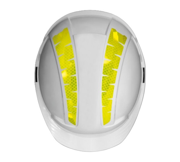 KIT REFLECTIF JAUNE POUR CASQUE DE CHANTIER EVOLITE (LOT DE 10)