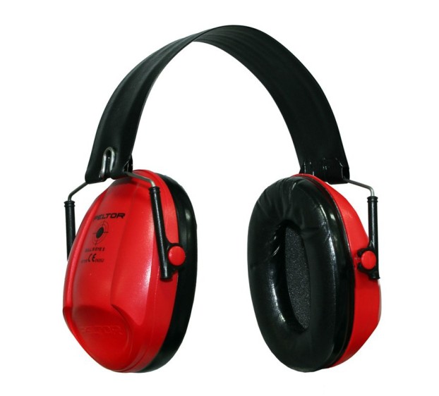 CASQUE ANTI-BRUIT BULL'S EYE 1 ROUGE - SNR 27 Db