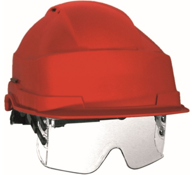 CASQUE DE CHANTIER IRIS 2 ROUGE