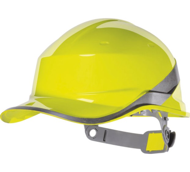 CASQUE DE CHANTIER BASEBALL DIAMOND V JAUNE FLUO