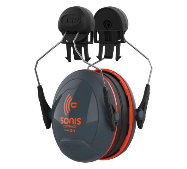 COQUILLES ANTIBRUIT SONIS COMPACT  31 db POUR CASQUE DE CHANTIER EVOLITE