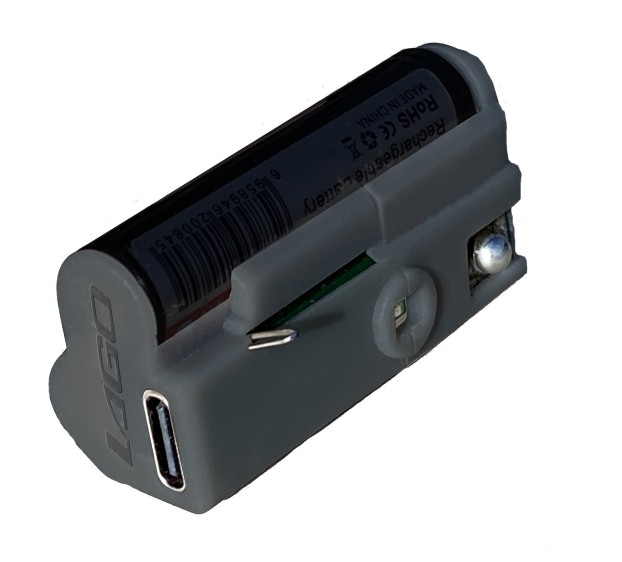 BATTERIE RECHARGEABLE POUR LAMPE FRONTALE PUISSANTE 1LA020160 ET 1CA061109