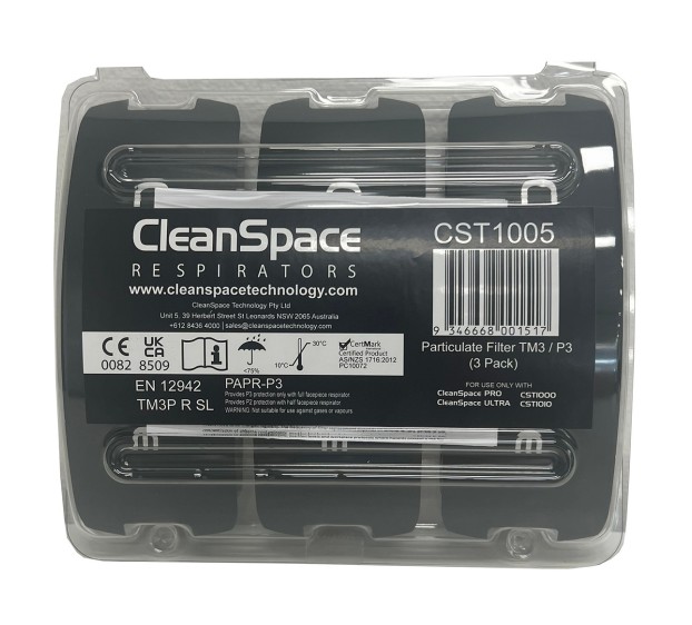 FILTRE A PARTICULES P3 TM3 POUR APPAREIL VENTILATION ASSISTEE CLEANSPACE PRO/ULTRA PRO
