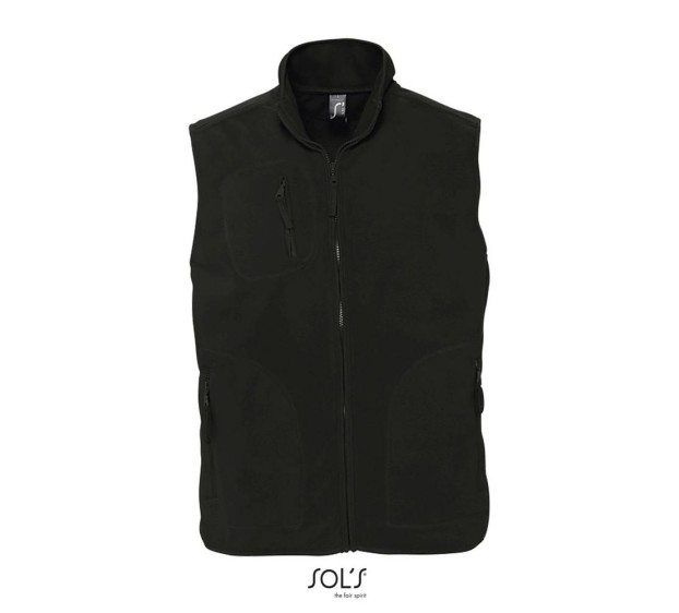 GILET POLAIRE DE TRAVAIL HOMME/FEMME NORWAY NOIR