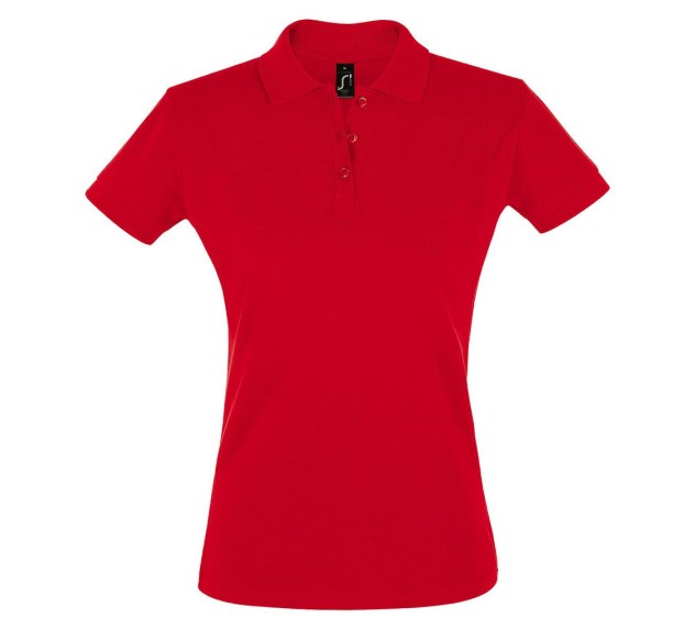POLO DE TRAVAIL FEMME MANCHES COURTES 11347 ROUGE