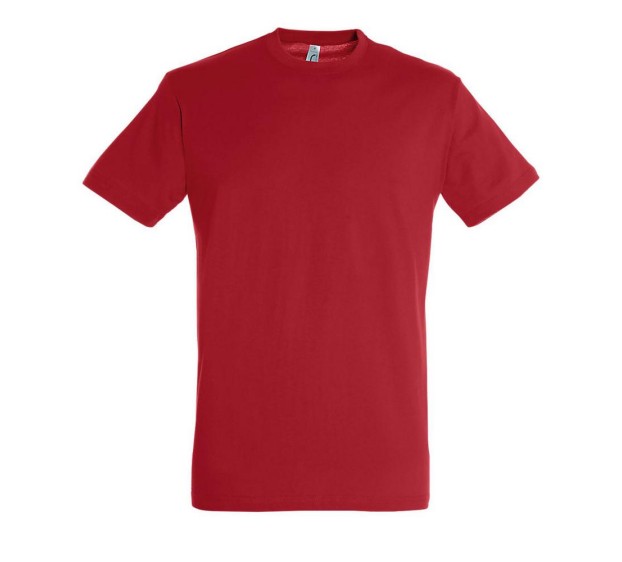 T-SHIRT DE TRAVAIL MANCHES COURTES 150 G ROUGE T.3XL