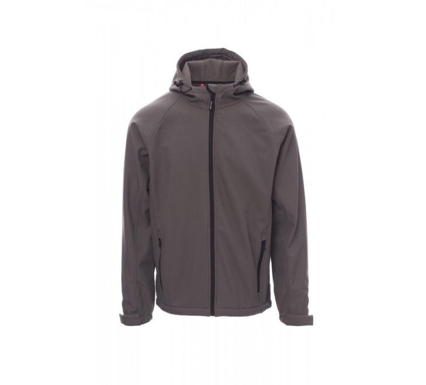 VESTE SOFTSHELL HIVER DE TRAVAIL HOMME GALE GRIS ACIER