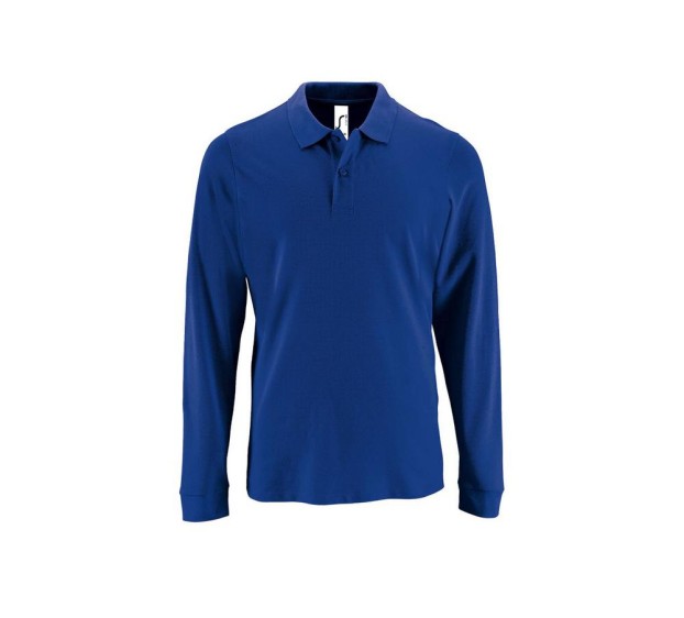 POLO DE TRAVAIL HOMME MANCHES LONGUES BLEU ROYAL T.3XL