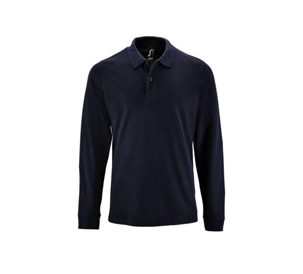 POLO DE TRAVAIL HOMME MANCHES LONGUES MARINE