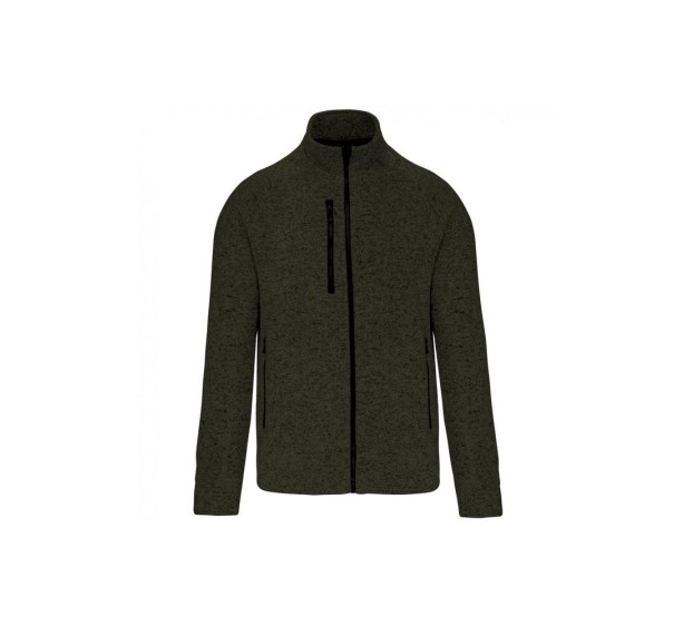 VESTE POLAIRE DE TRAVAIL HOMME/FEMME ZIPPEE CHINEE DARK KAKI