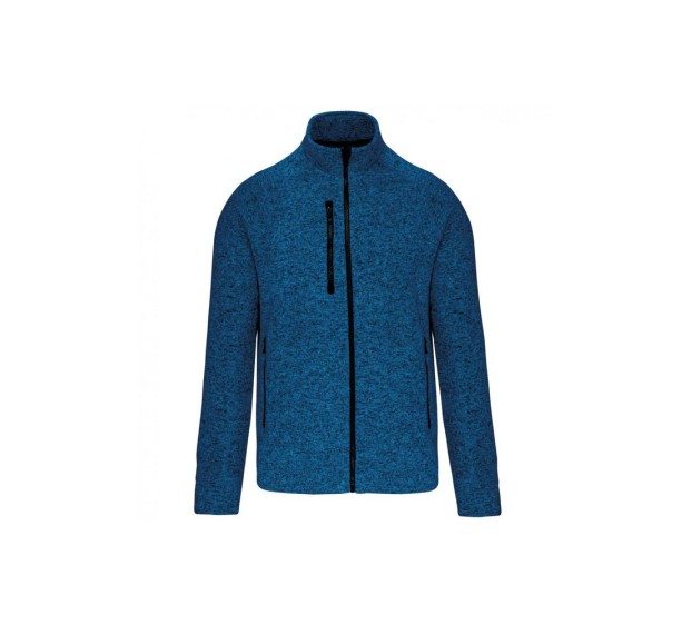 VESTE POLAIRE DE TRAVAIL HOMME/FEMME ZIPPEE CHINEE LIGHT ROYAL BLUE