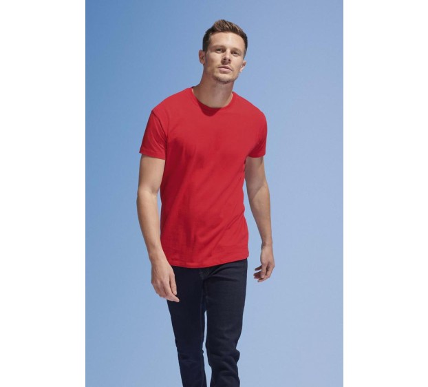 T-SHIRT DE TRAVAIL MANCHES COURTES 190 G ROUGE T. 4XL