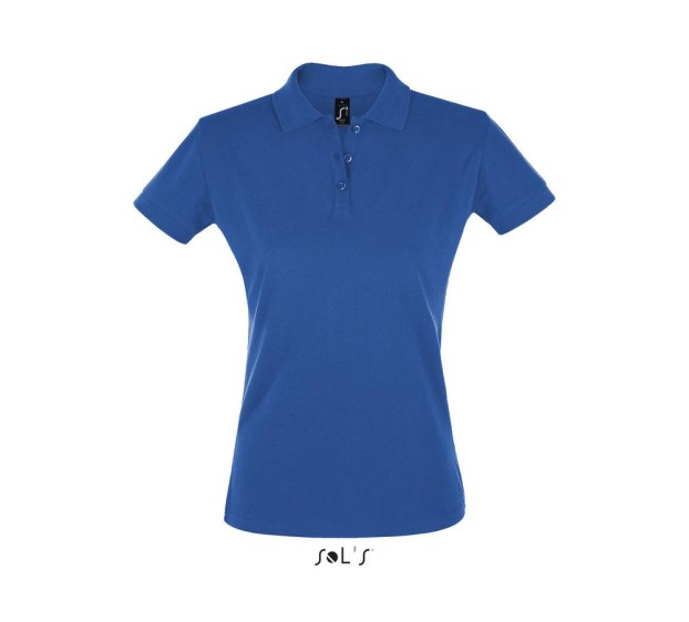 POLO DE TRAVAIL FEMME MANCHES COURTES 180 G BLEU ROYAL