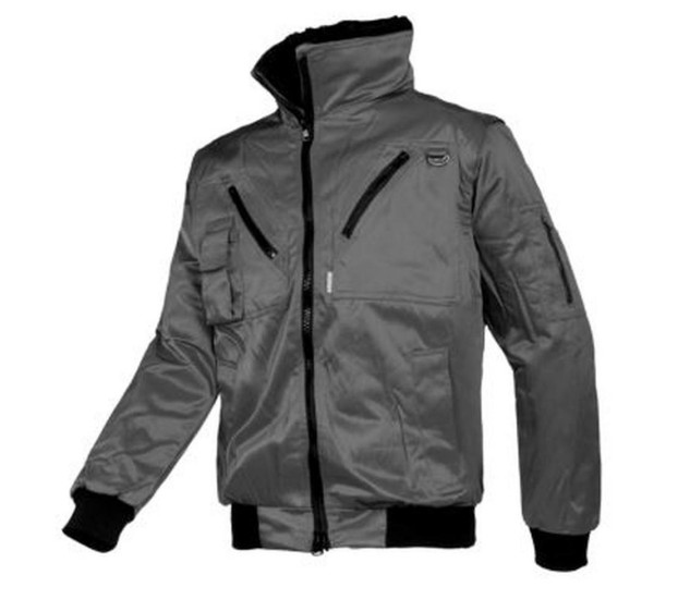 BLOUSON CHAUD DE TRAVAIL HOMME/FEMME PILOT GRIS