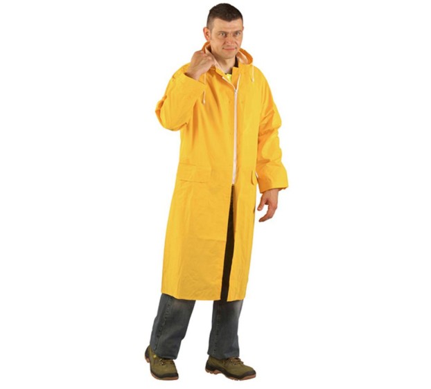 Manteau de pluie jaune