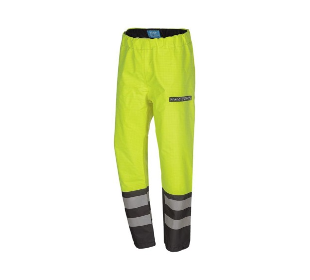 PANTALON RÉFLÉCHISSANT HOMME/FEMME HOVI JAUNE FLUO/GRIS