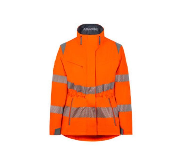 VESTE RÉFLÉCHISSANTE FEMME AMAZONE ORANGE FLUO