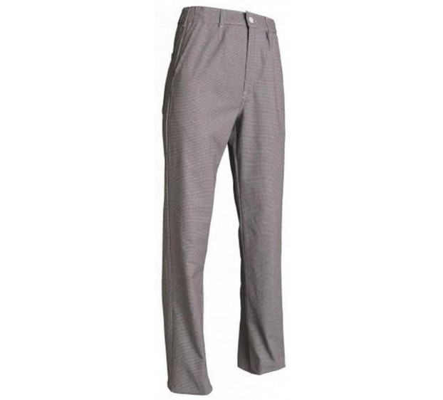 PANTALON DE CUISINE HOMME PIED DE POULE MARINE