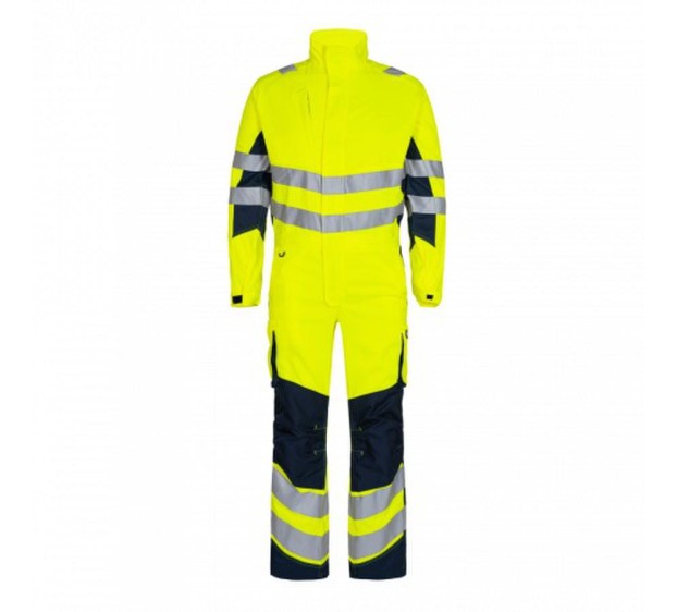 COMBINAISON RÉFLÉCHISSANTE 1 ZIP SAFETY LIGHT JAUNE FLUO/BLUE INK 