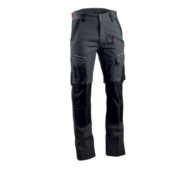 PANTALON DE TRAVAIL HOMME/FEMME COSMOS GRIS NUIT/NOIR 