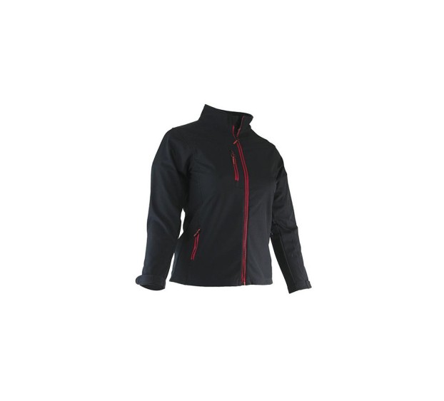 VESTE SOFTSHELL HIVER DE TRAVAIL FEMME ALBA NOIR