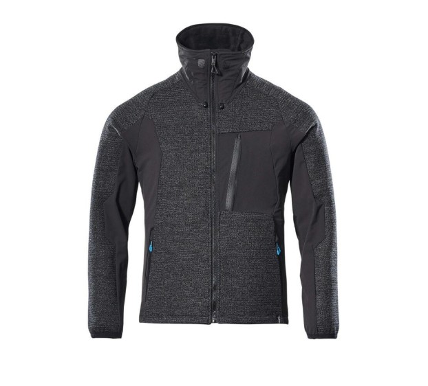 VESTE DE TRAVAIL HOMME/FEMME TRICOT ADVANCED NOIR