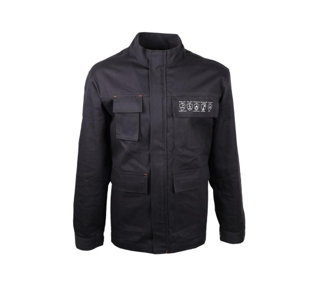 VESTE ANTI-ACIDE/SOUDEUR/ANTISTATIQUE/IGNIFUGE VADONG GRIS 