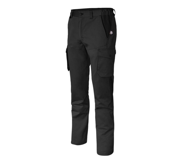 PANTALON DE TRAVAIL HOMME/FEMME MULTIPOCHES OVERMAX NOIR 