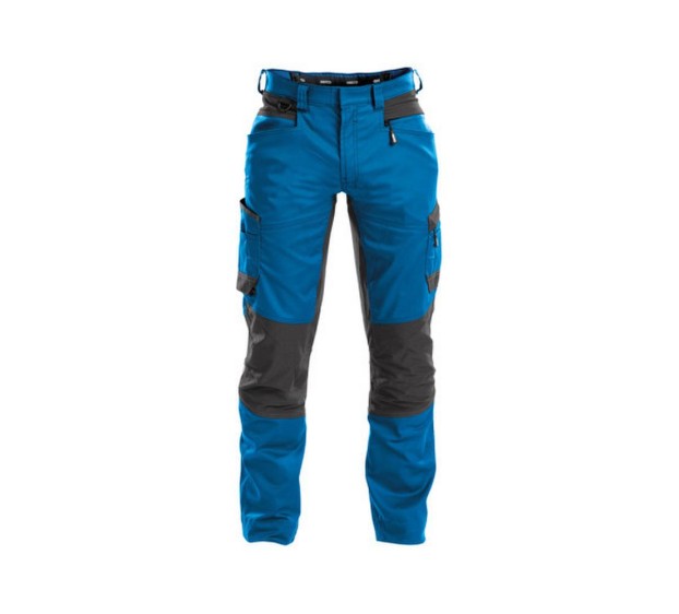 PANTALON DE TRAVAIL HOMME/FEMME HELIX BLEU AZUR/GRIS ANTHRACITE