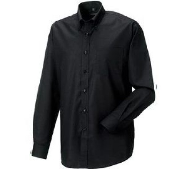 CHEMISE DE SERVEUR HOMME POPELINE NOIR