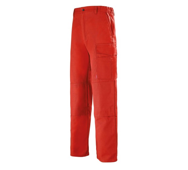 PANTALON DE TRAVAIL HOMME/FEMME BASALTE ROUGE