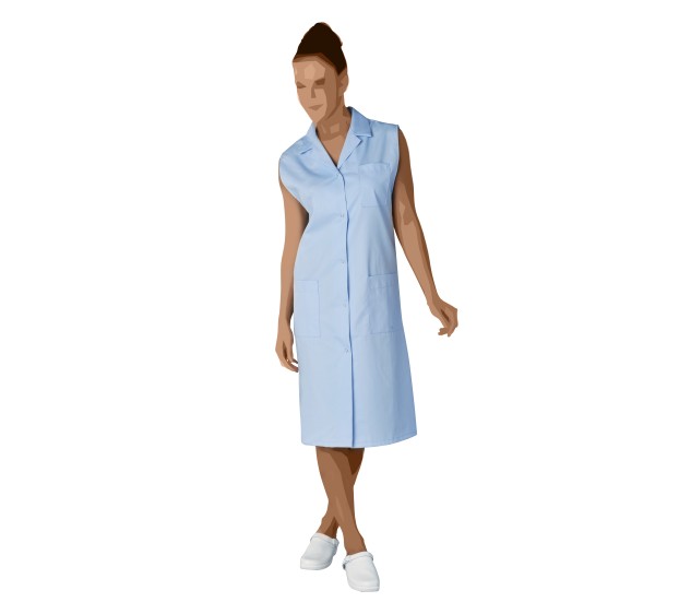 TABLIER MADONA SM BLEU CIEL 195GR/M2 P/C BLEU CIEL