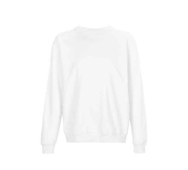 SWEAT DE TRAVAIL ECORESPONSABLE 280 G COLUMBIA BLANC
