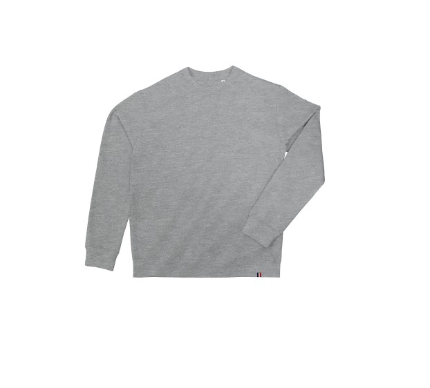 SWEAT DE TRAVAIL COL ROND 300 G ALIX GRIS CHINE T. 3XL