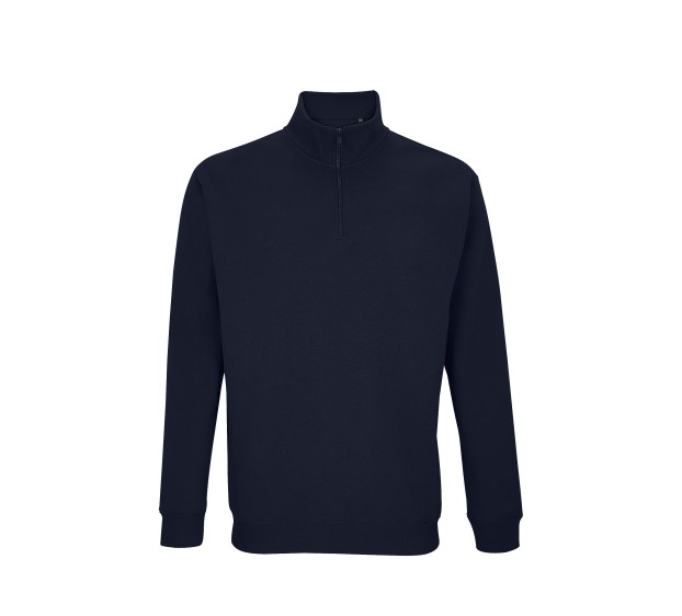 SWEAT DE TRAVAIL COL ZIPPE ECORESPONSABLE CONRAD MARINE T. 4XL