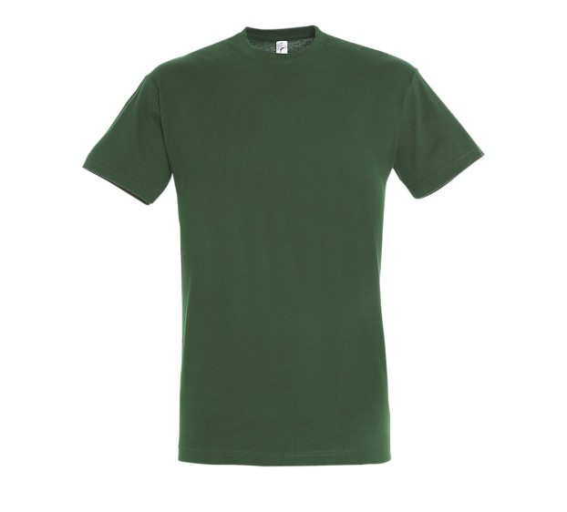 T-SHIRT DE TRAVAIL MANCHES COURTES 150 G VERT BOUTEILLE T.3XL