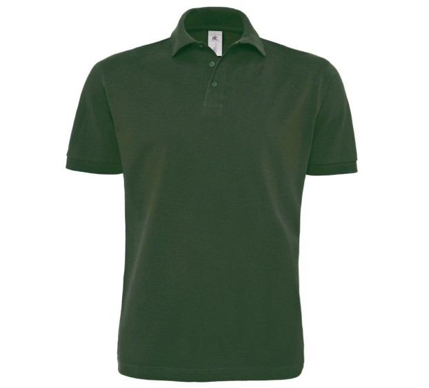 POLO DE TRAVAIL HOMME MANCHES COURTES 180 G VERT BOUTEILLE T. 3XL