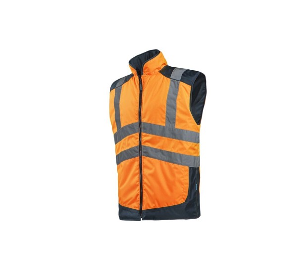 GILET CHAUD HAUTE VISIBILITÉ BURTON ORANGE FLUO