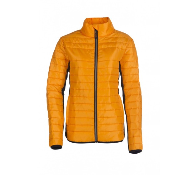 DOUDOUNE CHAUDE FEMME BOSTON ORANGE/NOIR