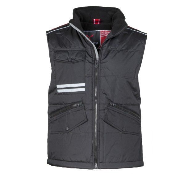 GILET CHAUD DE TRAVAIL HOMME/FEMME MIG 2.0 NOIR/GRIS ACIER