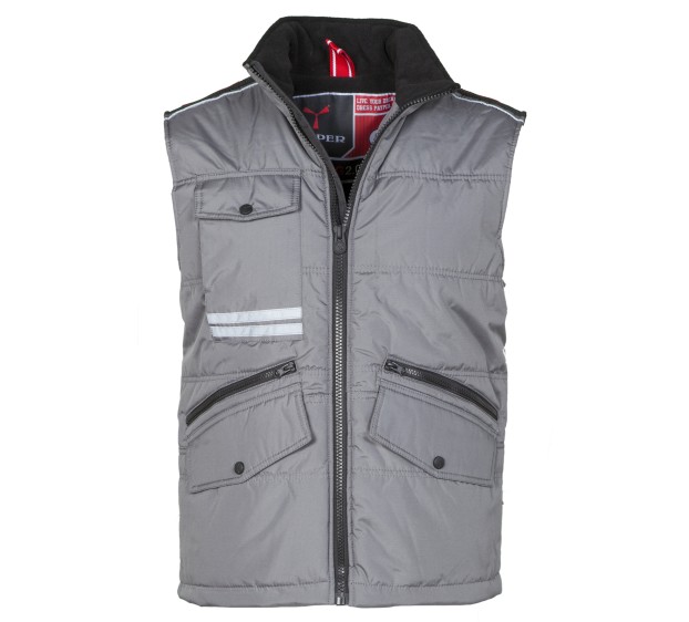 GILET CHAUD DE TRAVAIL HOMME/FEMME MIG 2.0 FUMEE/NOIR