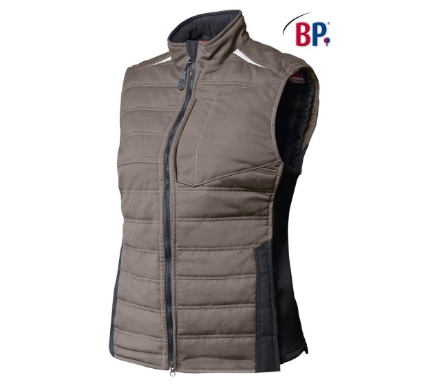 GILET DE TRAVAIL/BODYWARMER FEMME BPLUS NOIX