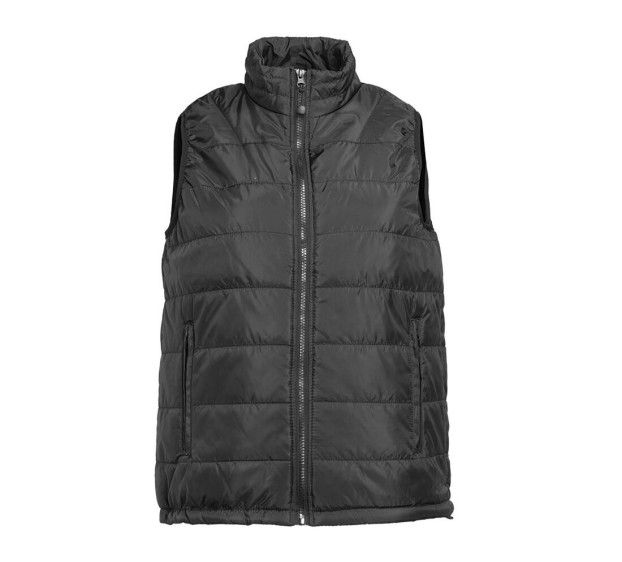 GILET CHAUD DE TRAVAIL FEMME CITY NOIR/ZIP NOIR 