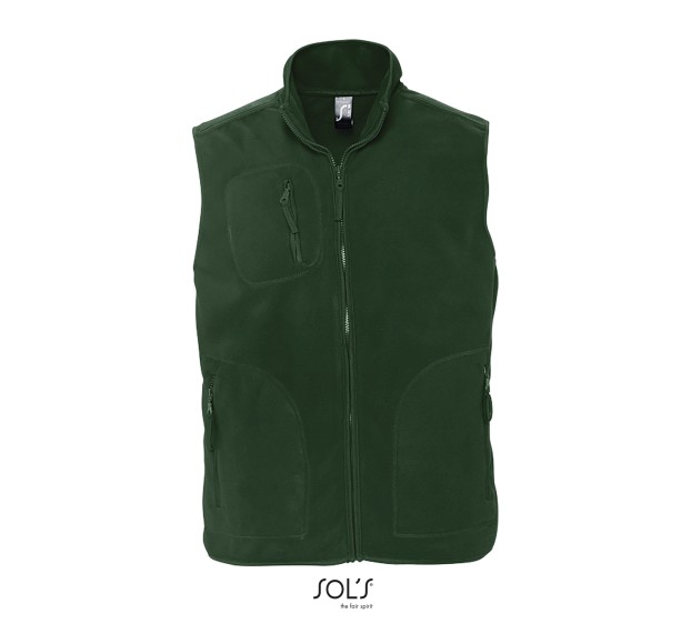 GILET POLAIRE DE TRAVAIL HOMME/FEMME NORWAY VERT SAPIN