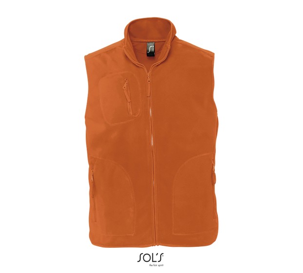 GILET POLAIRE DE TRAVAIL HOMME/FEMME NORWAY ORANGE